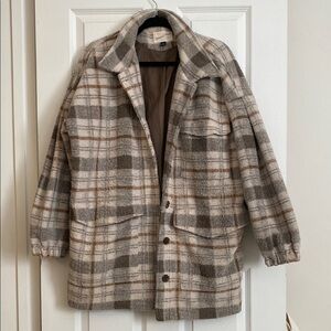 Plaid jacket universal thread